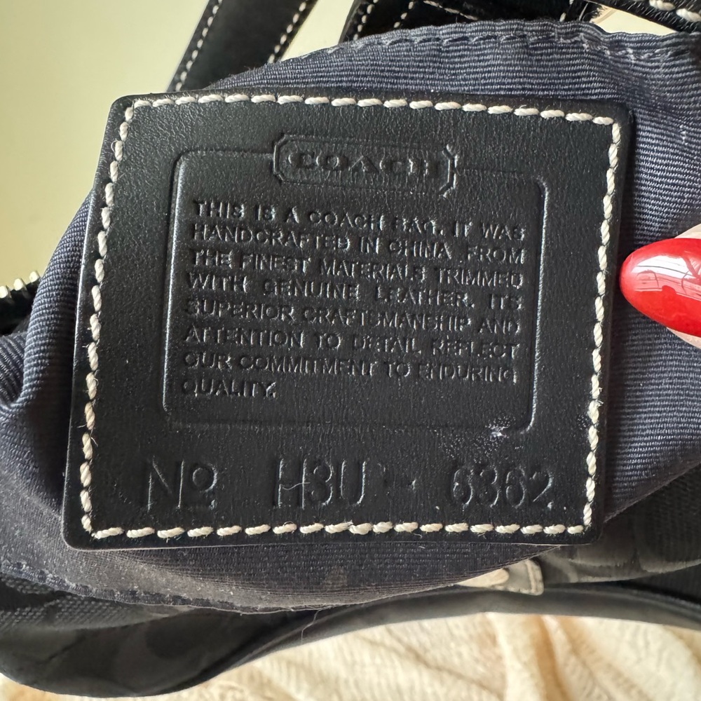 Chic vintage Coach hampton signature mini bag y2k soho - Picture 10 of 10